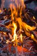 burning embers fireplace abstract background