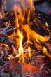 burning embers fireplace abstract background