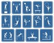 ornate sports symbols