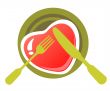 heart on a plate