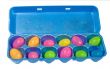 Plastic Eggs in Egg Carton