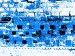 blue severe abstract