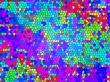 Tiled coloured abstract