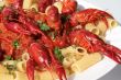pasta with crawfish and tomato sauce