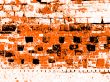orange brickwork abstract