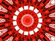 red and black kaleidoscope