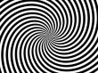 black and white hypnotic spiral