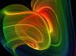 colour wisps on black