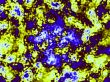 abstract blue and yellow