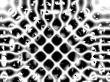 black and white knotwork abstract