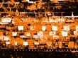 orange wall abstract