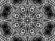black and white kaleidoscope