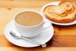 Closeup of coffee with milk