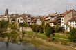 Fribourg.View on the old city.Switzerland