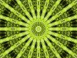 green and black kaleidoscope