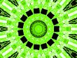 green and round kaleidoscope