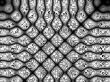 black and white mesh knots