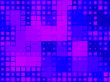 Indigo, and blue abstract squares