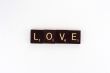 Love - Brown Tile