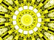 Yellow and white kaleidoscope