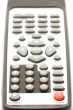 TV remote control close up