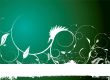 floral banner natural
