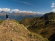 mountainer on the top of mountain