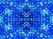 blue squares kaleidoscope