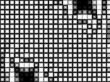 black and white squares