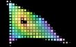Little abstract square shapes