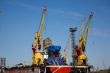 Cranes on the deck