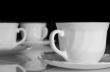 White tea cups