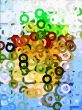 small circles abstract