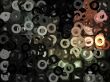 small circles abstract