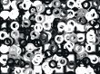 small circles abstract