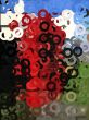 small circles abstract