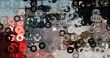 small circles abstract