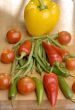 Sunlit vegetables