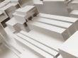 metallic cubic surface