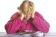 depressed elderly woman