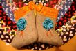 Felt boots on the wall