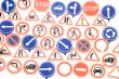 road sign background
