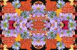 Flowers and wall