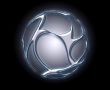 Blue Twisted Metal Sphere