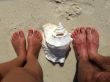 Feet and shell