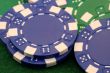 Blue Poker Chip