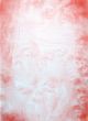 abstract wall painting in red and white