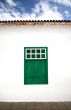 colonial architecture wall with a window