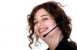 Customer service operator with a big smile