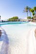 swimming pool in a resort or villa